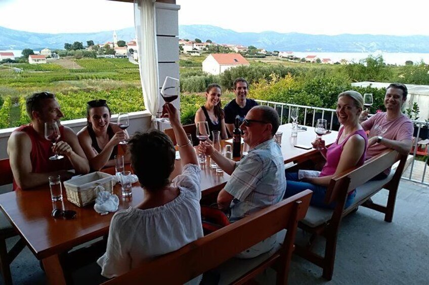 Cheers to the local wines!