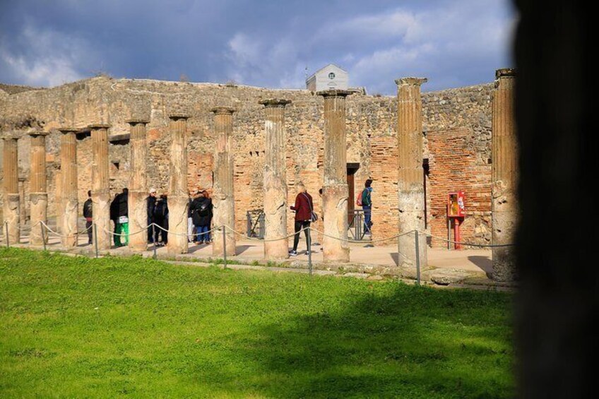 Fast Access Exclusive Private Ancient Pompeii Half Day Tour with Local Guide