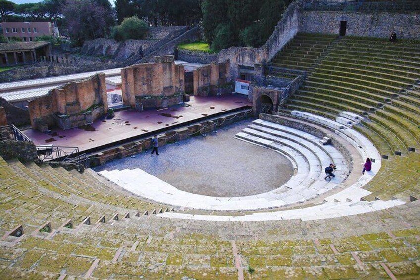 Fast Access Exclusive Private Ancient Pompeii Half Day Tour with Local Guide