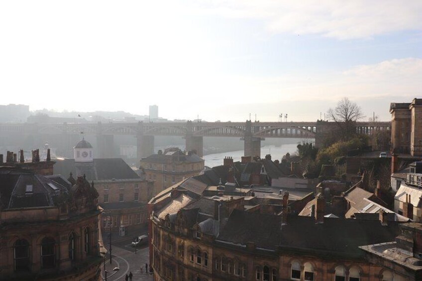 Morning light and fog on the Tyne