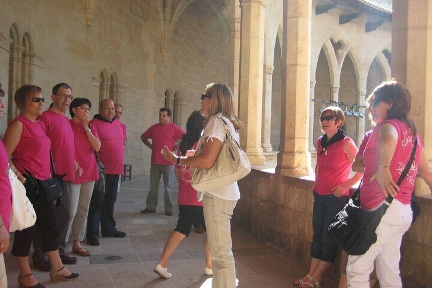 In the Patio. Bellver Castle