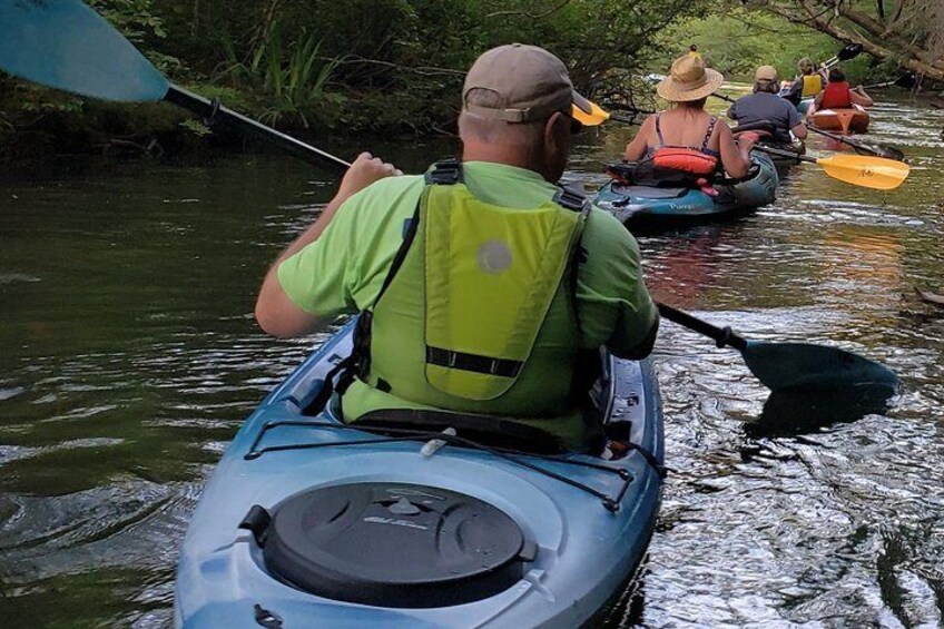 Guided Sunset Kayak Tour on Sebago Lake, Maine