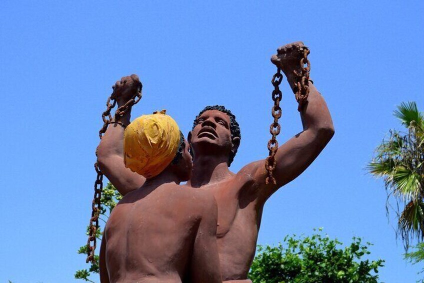 The Statue of the abolition of the Slave Trade. Free at last.