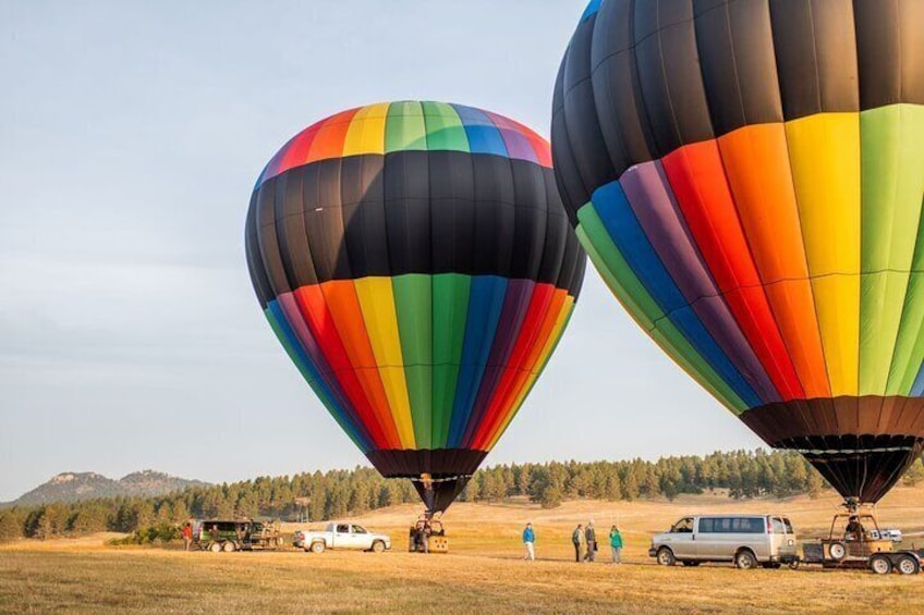 Hot Air Balloon Flight Over Black Hills