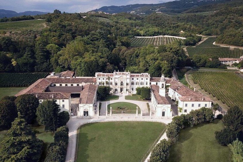 Villa Mosconi Bertani - Aerial poto