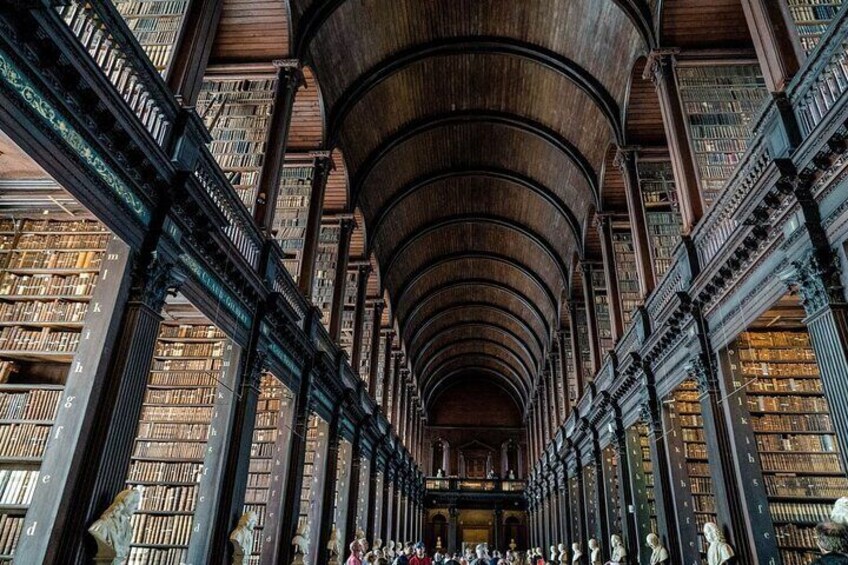 The beautiful Long Hall Library Trinity College. 