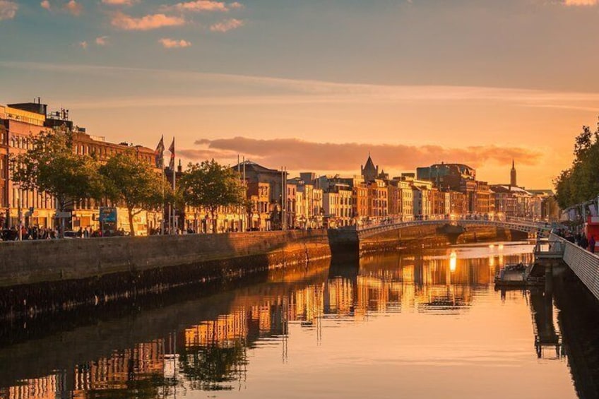 River Liffey At Dawn, Dublin