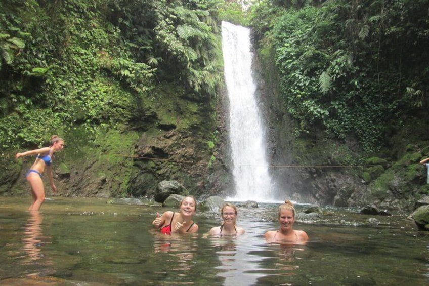 Re-freshing your body and mind at nature waterfalls