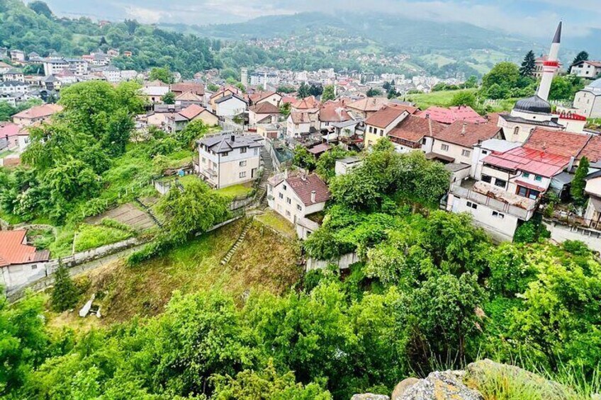 Travnik panorama sight