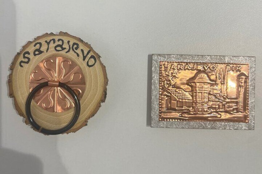 Fridge magnets out of copper