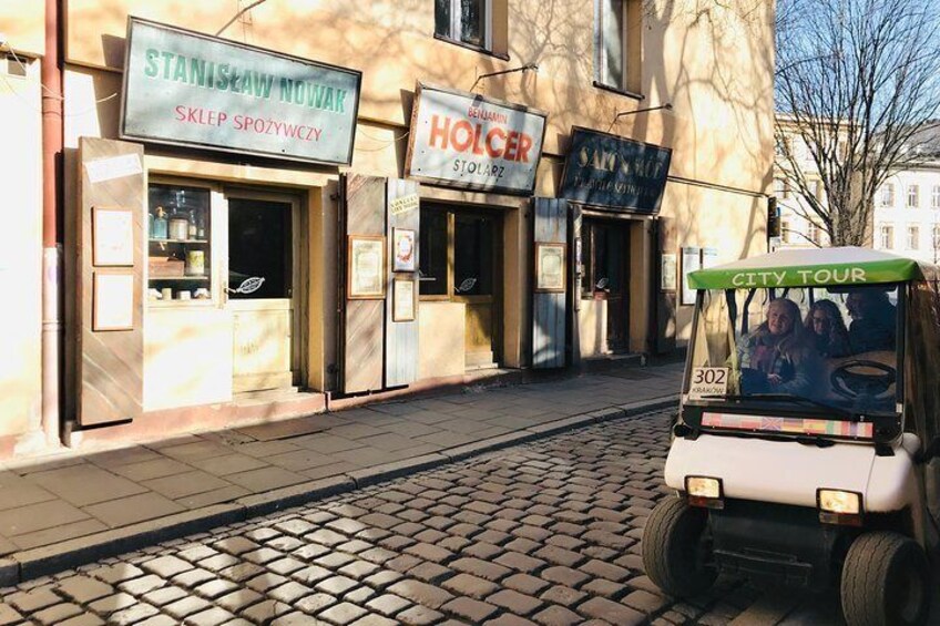 The best view of Krakow from Golf Cars