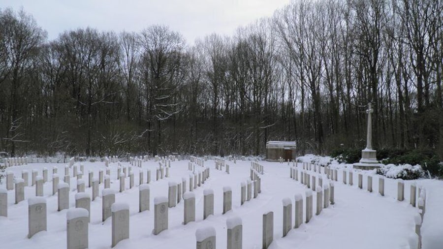 Cemetery in the winter