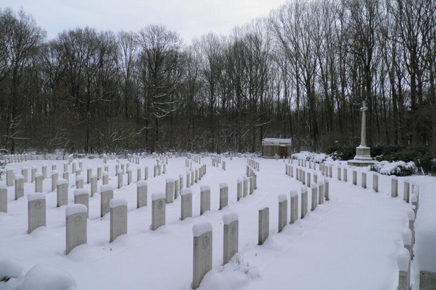Cemetery in the winter