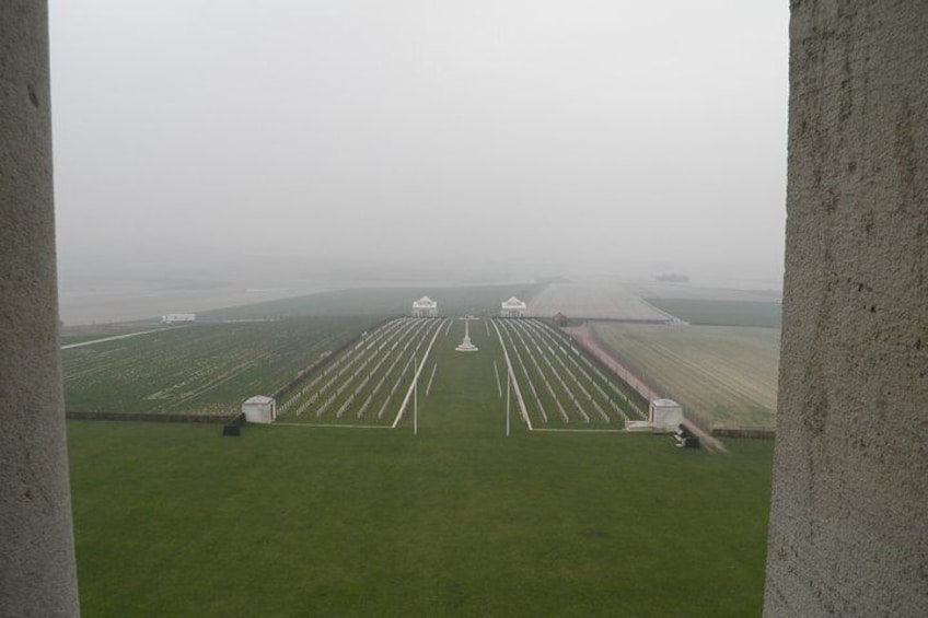 View from top of V B Memorial