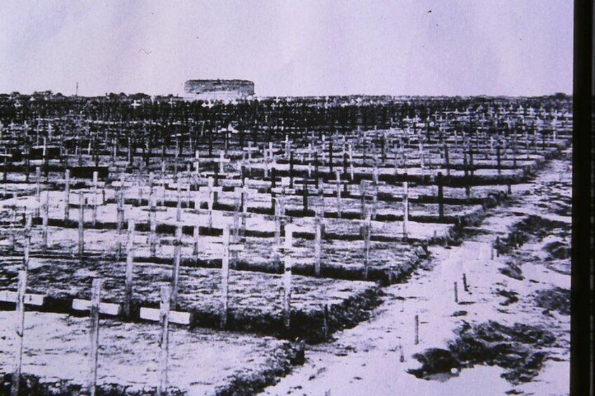 Tyne Cot Cemetery in 1919