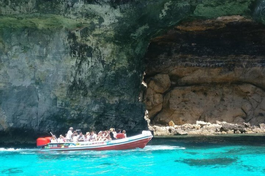 Okikoki Banis - Gozo Comino Combo Speedboat tour including Bus Tour In Gozo