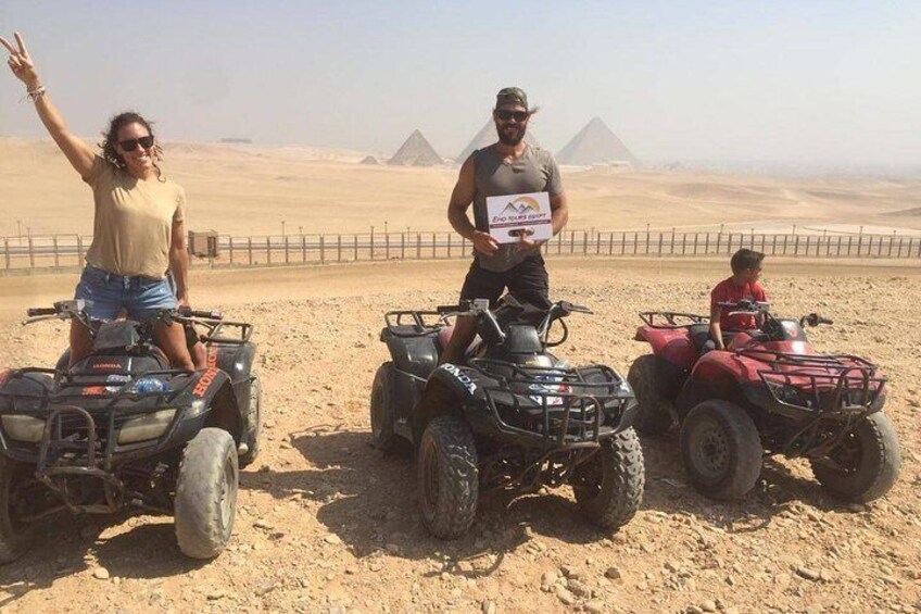 ATV Ride at the Desert of Giza Pyramids