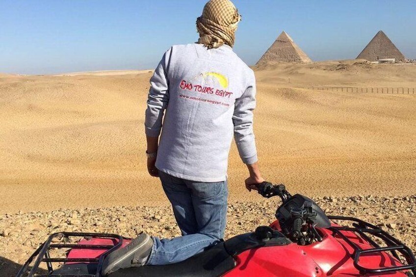 ATV Ride at the Desert of Giza Pyramids