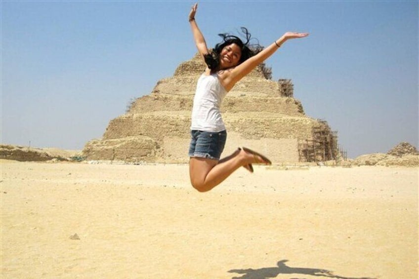 8 hours Cairo day Tour to Giza Pyramids, Memphis City, Sakkara and Dahshur