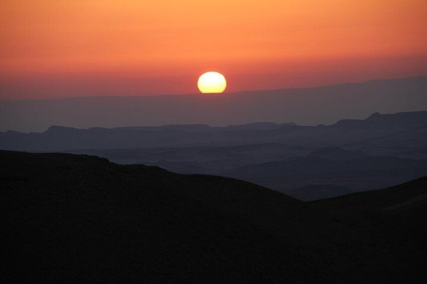 Sunrise from the summit of Mt. Gvanim