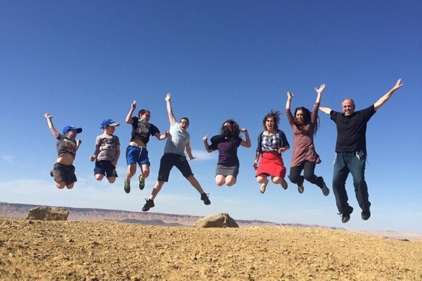 Show item 1 of 7. Two hour guided jeep tour in to and around the Ramon crater