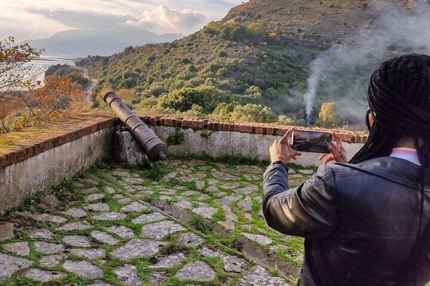 The view from the Top of the Butrinti Museum