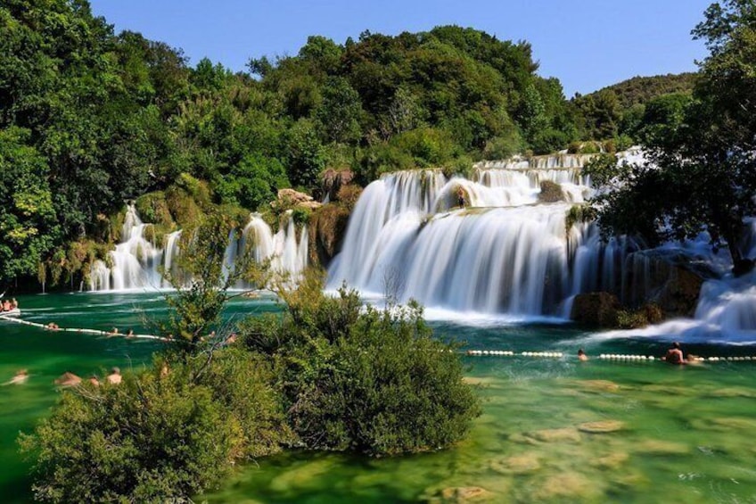 Transfer from Dubrovnik to Krka waterfalls
