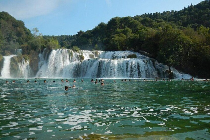 Transfer from Dubrovnik to Krka waterfalls