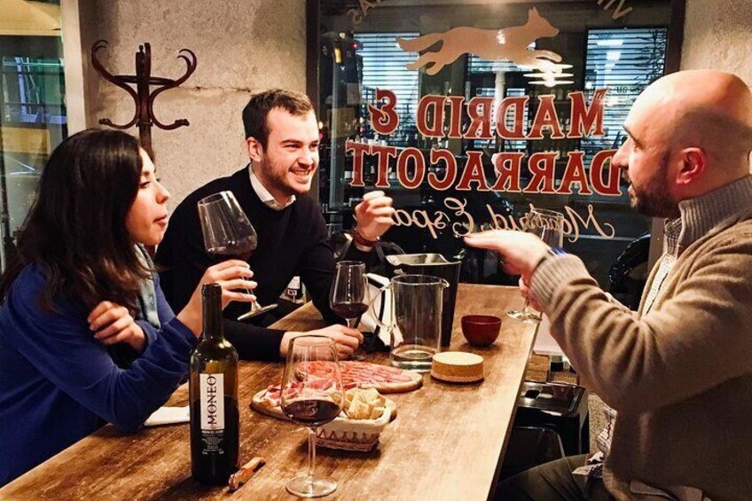 Wine Tasting near Plaza Mayor