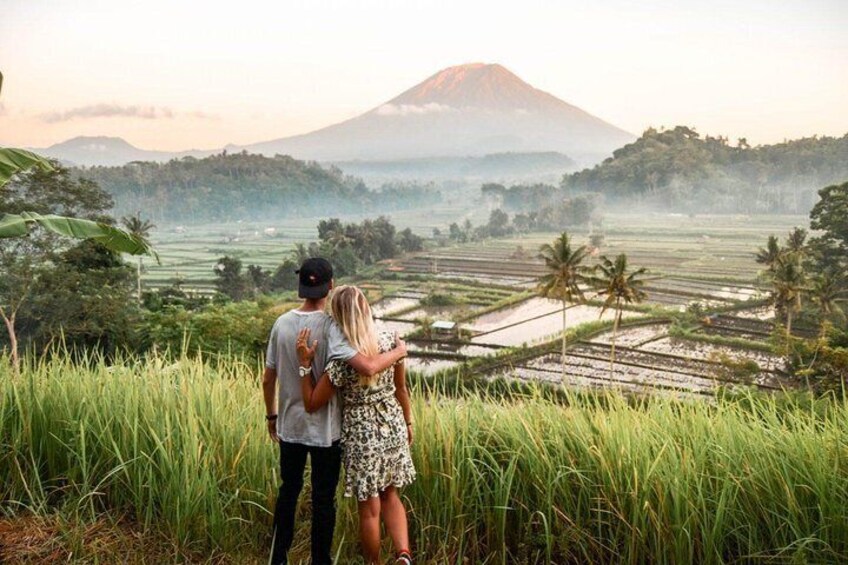 Beautiful views of Mount Agung