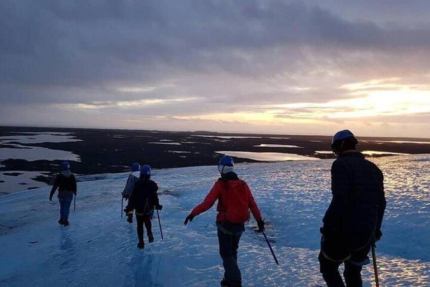 Crystal Blue Ice Cave Adventure