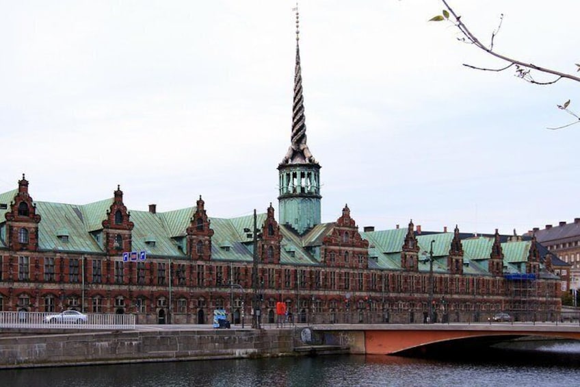 Børsen or Børsbygningen, is a 17th-century stock exchange situated next to Christiansborg Palace