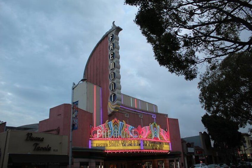 The Fremont Theatre is one of the last Streamline Moderne building in existence.
