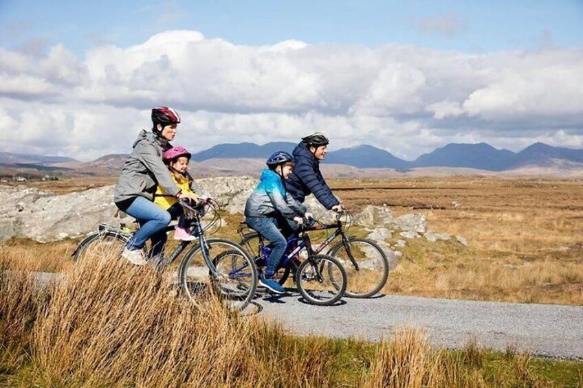 Cycling Connemara mountains & bog