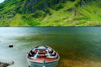 Pike shore fishing. Lough Corrib, Connemara .English/French speaking Ghilli...