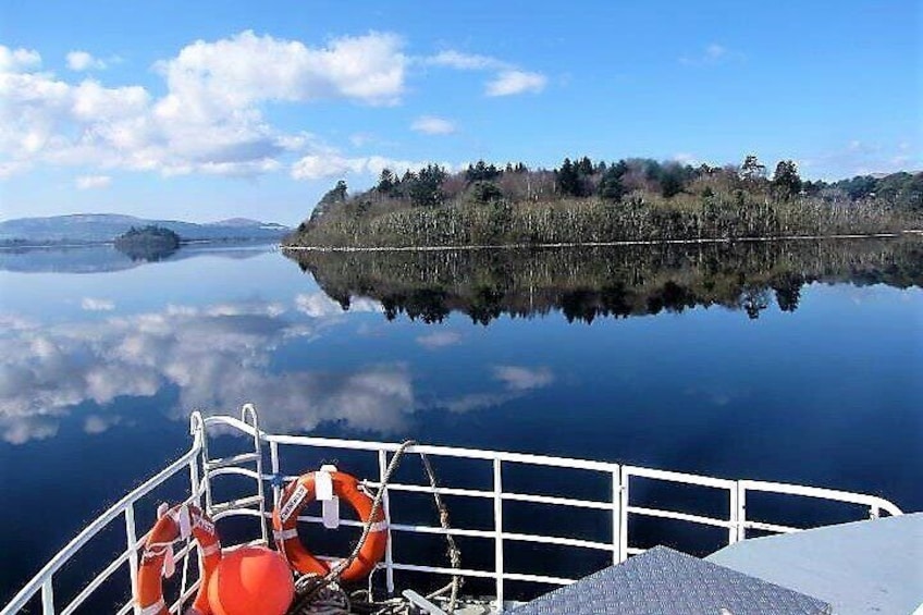Lake cruise on Lough Corrib to Inchagoill Island & Cong village from Oughterard.