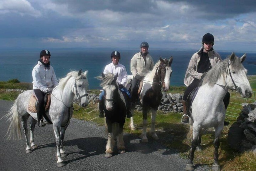 Horse riding - Burren Trail. Lisdoonvarna, Co Clare. Guided. 3 hours.