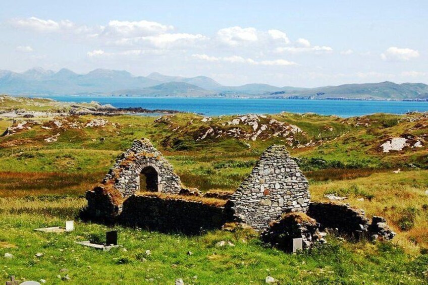 Old house ruin on Inishbofin island