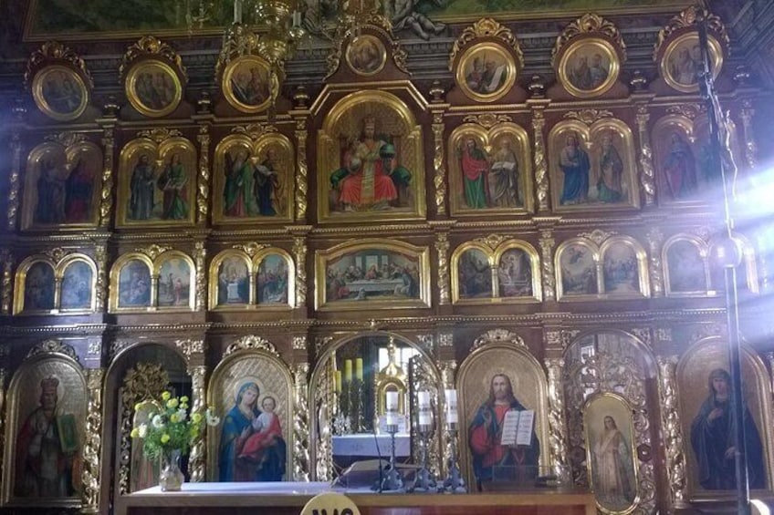 Iconostas at St. Paraskevi Church in Kwiatoń