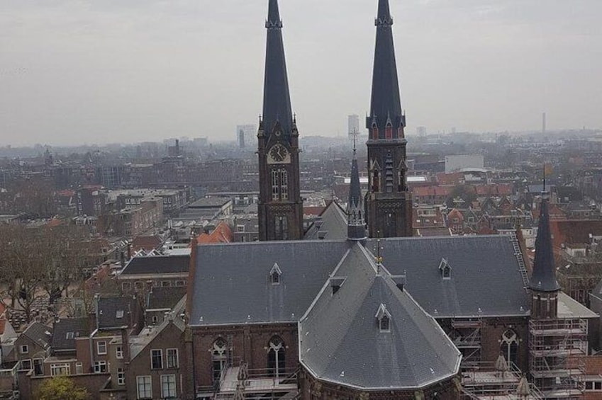 The Great Church in Delft.