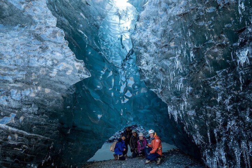 Blue Ice Cave Adventure