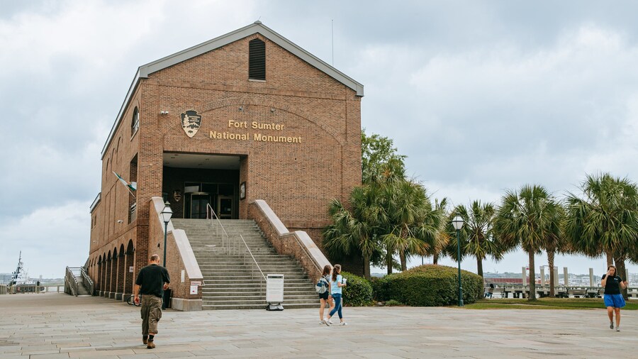 Historic Fort Sumter National Monument in Charleston Harbor.