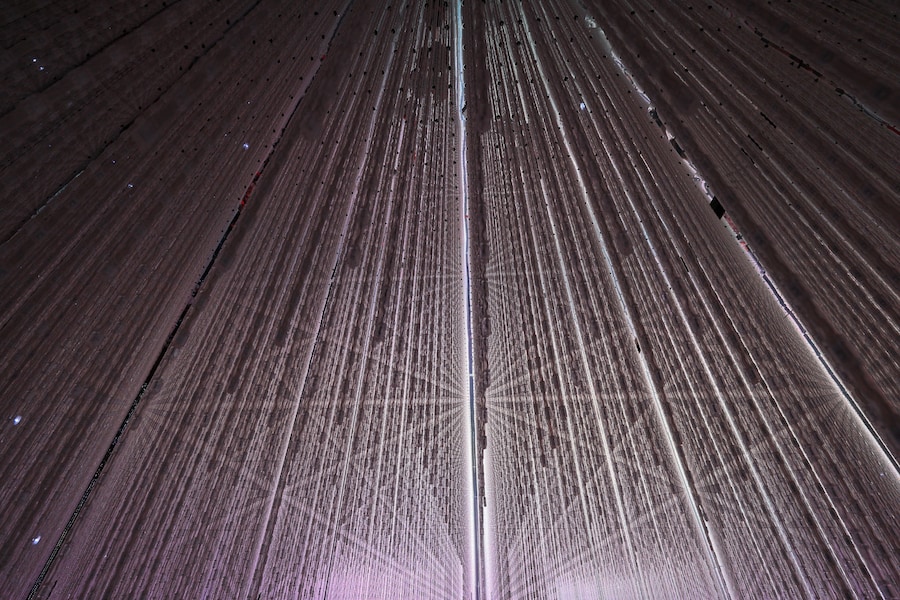 TeamLab Planets immersive digital art installation with dynamic light displays in Tokyo.