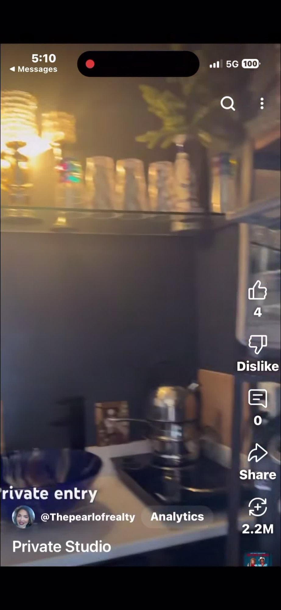Video realizado por la propiedad